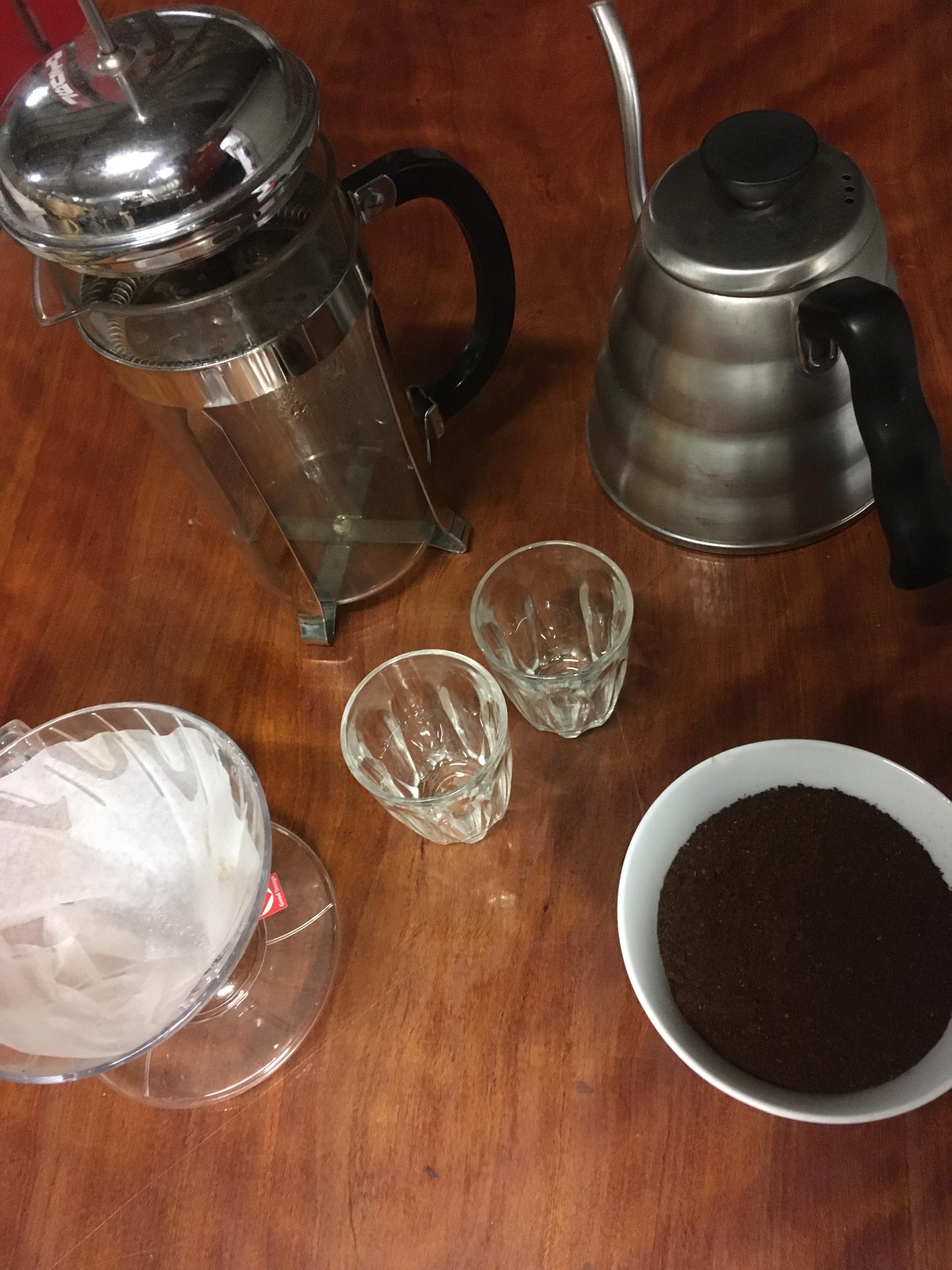 Brewing and Grinding Coffee